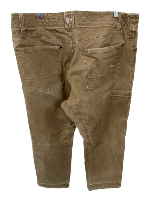 Kuhl Size 38x32 Tan Cotton Cargo Pocket Athletic Men's Pants Tan / 38x32
