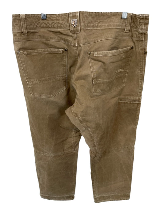 Kuhl Size 38x32 Tan Cotton Cargo Pocket Athletic Men's Pants Tan / 38x32