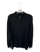 Turnbury Black Merino Wool Knit Long Sleeve Half Zip Men's Pullover Black / 3X