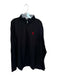 Peter Millar Black & Red Cotton & Modal Blend UGA Half Zip Men's Pullover Black & Red / XXL