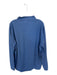 Peter Millar Light blue Polyester Blend Solid Half Zip Golf Men's Pullover Light blue / XXL