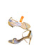 Stuart Weitzman Shoe Size 7 nude Patent Leather Kitten Heel Ankle Strap Sandals nude / 7