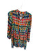 Alice & Trixie Size S Multi Silk Long Sleeve Checkered Drawstring Waist Dress Multi / S