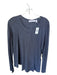 Wilt Size S Slate Blue Cotton Long Sleeve Top Slate Blue / S