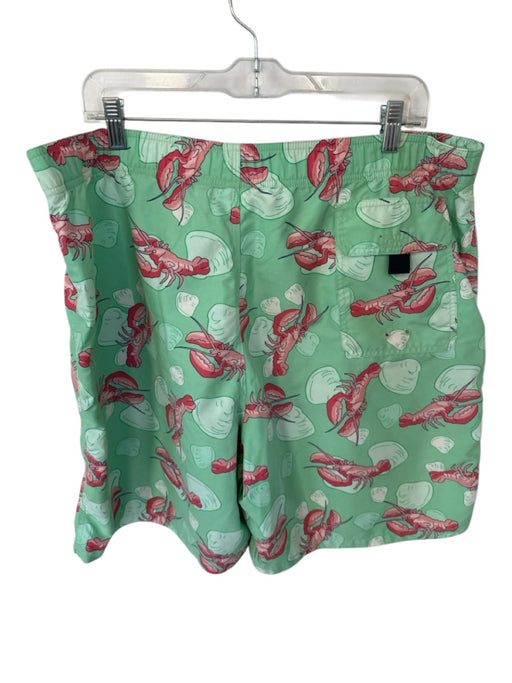 Vineyard vines Size XL Green & Red Polyester Lobster Swim Men's Shorts Green & Red / XL