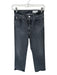 AG Size 25 Black Denim Denim Straight Crop Jeans Black Denim / 25