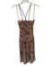 Ulla Johnson Size 2 Burnt Orange Cotton Halter Twisted Rouched Maxi Dress Burnt Orange / 2