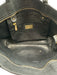 Salvatore Ferragamo Black Leather Gold Tone Hardware Zip Top Gancini Tote Bag Black