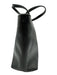 Salvatore Ferragamo Black Leather Gold Tone Hardware Zip Top Gancini Tote Bag Black