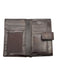 Fendi Brown Canvas & Leather Monogram Zucca Snap Button Close Coin pouch Wallets Brown