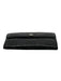 Louis Vuitton Black Leather Patent Damier Snap Closure Compact Wallets Black