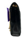 Saint Laurent Black Leather Gold Tone Hardware Quilted Magnetic Snap Flap Bag Black / Large