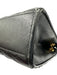 Saint Laurent Black Leather Gold Tone Hardware Quilted Magnetic Snap Flap Bag Black / Large