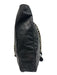 Chanel Black Leather Gold Tone Hardware Magnetic Snap Closure Quilted Detail Bag Black