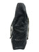 Chanel Black Leather Gold Tone Hardware Magnetic Snap Closure Quilted Detail Bag Black