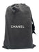 Chanel Black Leather Quilted Silver Tone Hardware Chain Detail Flap Over Bag Black / Small