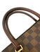 Louis Vuitton Brown Print Coated Canvas Damier Ebene Top Handle Tote Bag Brown Print / Medium