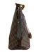 Louis Vuitton Brown Print Coated Canvas Damier Ebene Top Handle Tote Bag Brown Print / Medium