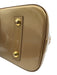 Louis Vuitton Beige Patent Leather Vernis Metallic Top Handle Alma Bag Beige / Medium
