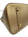Louis Vuitton Beige Patent Leather Vernis Metallic Top Handle Alma Bag Beige / Medium