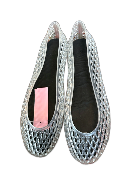 COS Shoe Size 40 Clear Rubber Cut Outs Jelly Flats Clear / 40