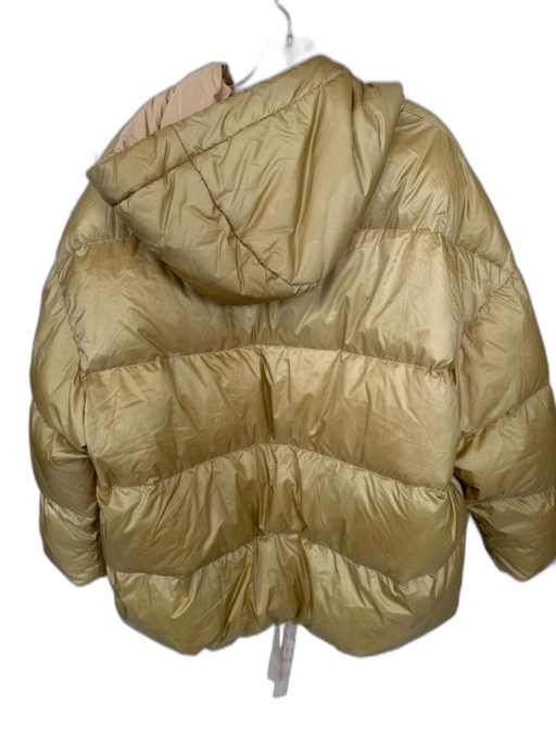 Stand Studio Size 36 Tan Nylon Goose Down Hood Puffer Full Zip Coat Tan / 36