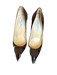 Jimmy Choo Shoe Size 40 Brown Suede Patent Leather Accent Stiletto Pumps Brown / 40