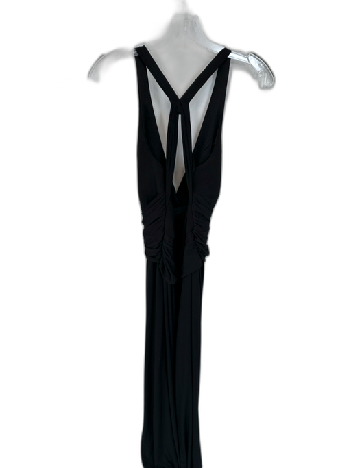 Laundry Size 12 Black Polyester Blend Sleeveless Front Twist Gown Black / 12