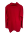 Athleta Size M Red Polyester Blend Long Sleeve Half Zip Athletic Dress Red / M