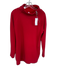 Athleta Size M Red Polyester Blend Long Sleeve Half Zip Athletic Dress Red / M
