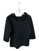 Gretchen Scott Size XL Black & Pink Polyester Blend Ruffle Collar Top Black & Pink / XL