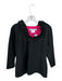 Gretchen Scott Size XL Black & Pink Polyester Blend Ruffle Collar Top Black & Pink / XL