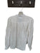 Frame Size M White Ramie Lace Detail Long Sleeve Button Down Top White / M