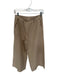 Frank & Eileen Size S Tan Linen High Waist Elastic Waist Wide Leg Pants Tan / S