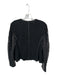 St. John Couture Size 10 Black Cotton Blend Leather Accent Lace Overlay Jacket Black / 10