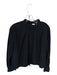 COS Size 8 Black Cotton Long Sleeve Back Button Top Black / 8