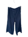 Frank & Eileen Size S Navy Linen High Waist Elastic Waist Wide Leg Pants Navy / S