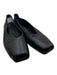 Reformation Shoe Size 10 Black Leather Square Toe Flats Black / 10