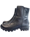Sorel Shoe Size 7 Black Leather Upper Round Toe Side Zip Ankle Boot Boots Black / 7