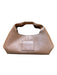 Marc Jacobs Gingerbread Leather Mini Magnetic Closure Patch Inner Pockets Clutch Gingerbread