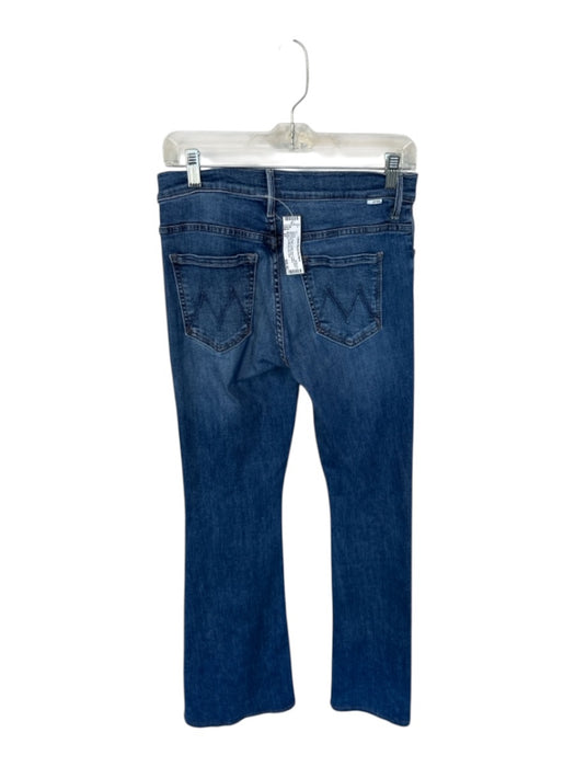 Mother Size 27 Medium Wash Cotton Blend High Waist Mini Flare Zip Fly Jeans Medium Wash / 27
