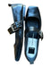Dolce Vita Shoe Size Est. 9 Black Leather Silver Hardware Square Toe Flats Black / Est. 9