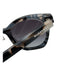 Burberry Black & Gray Acetate Tortoiseshell Case & Box Included Sunglasses Black & Gray