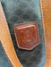 Celine Brown Coated Canvas Leather trim Open Top Bucket Shoulder Bag Brown