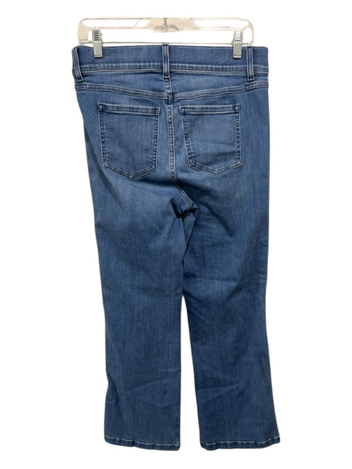 Spanx Size L Medium Wash Cotton Elastic Waist Stretch Straight Jeans Medium Wash / L