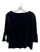 Jude Connally Size L Black Polyester Velvet Bell Sleeve Top Black / L