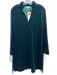 Jude Connally Size Large Dark Green Polyester Blend Velvet Stand Collar Dress Dark Green / Large