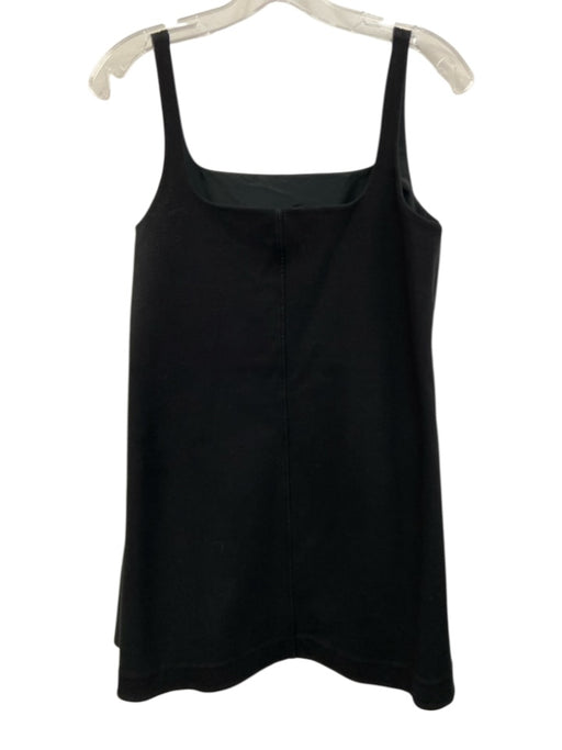COS Size XS Black Polyester Sleeveless Square Neck Babydoll Patch Pocket Dress Black / XS