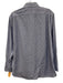 J Crew Size 16/33 White & Blue Cotton Slim Stripe Button Front Top White & Blue / 16/33