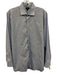 J Crew Size 16/33 White & Blue Cotton Slim Dotted Button Front Top White & Blue / 16/33